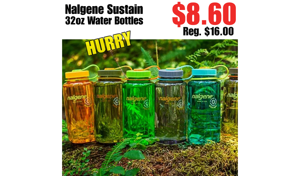 Nalgene Sustain 32oz Water Bottles from $8.60 on Amazon (Regularly $16)