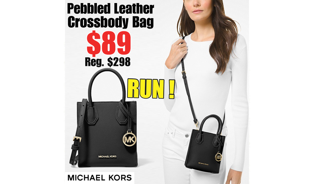 Pebbled Leather Crossbody Bag Only $89.00 on MichaelKors.com (Regularly $298)