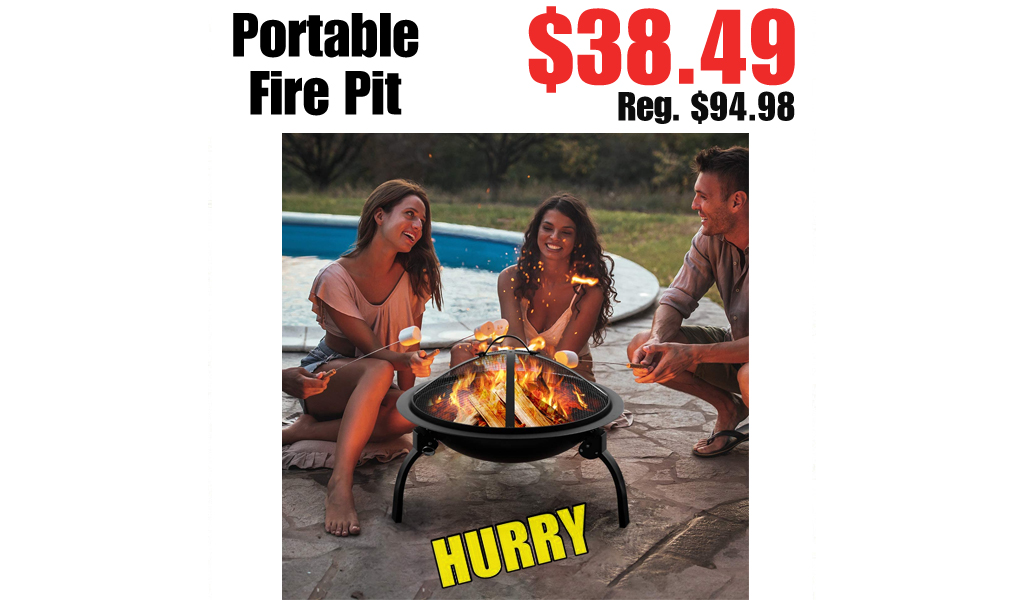 Portable Fire Pit Only $38.49 Shipped on Amazon (Regularly $94.98)