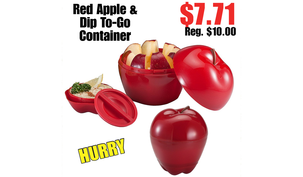 Red Apple & Dip To-Go Container Only $7.71 Shipped on Zulily (Regularly $10.00)