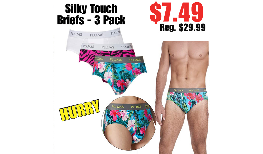 Silky Touch Briefs - 3 Pack Only $7.49 Shipped on Amazon (Regularly $29.99)