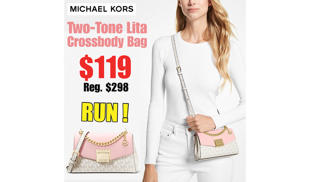 Two-Tone Lita Crossbody Bag Only $119.00 on MichaelKors.com (Regularly $298)
