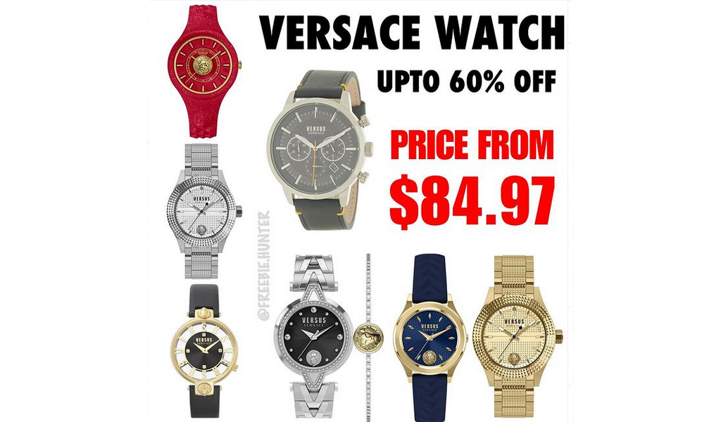 Versace Watches on Sale upto 60% Off