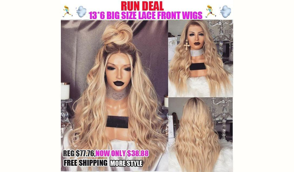 Women Big 13*6 Lace Front Wigs Long Wavy/Straight Synthetic Wigs+Free Shipping