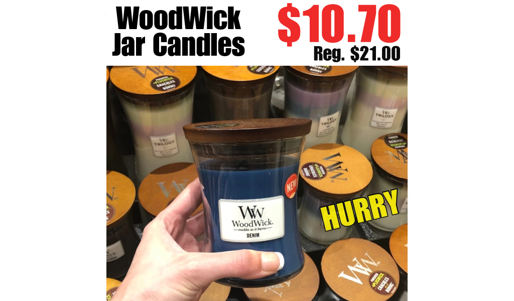 WoodWick Jar Candles Only $10.70 on Kohls.com (Regularly $21)