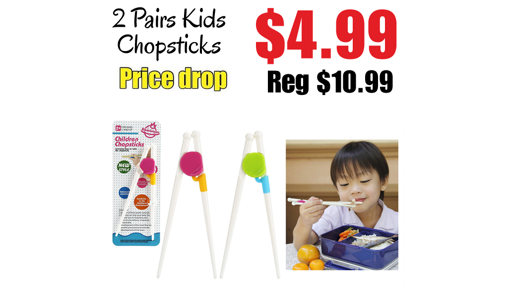 2 Pairs Kids Chopsticks Only $4.99 Shipped on Amazon (Regularly $10.99)