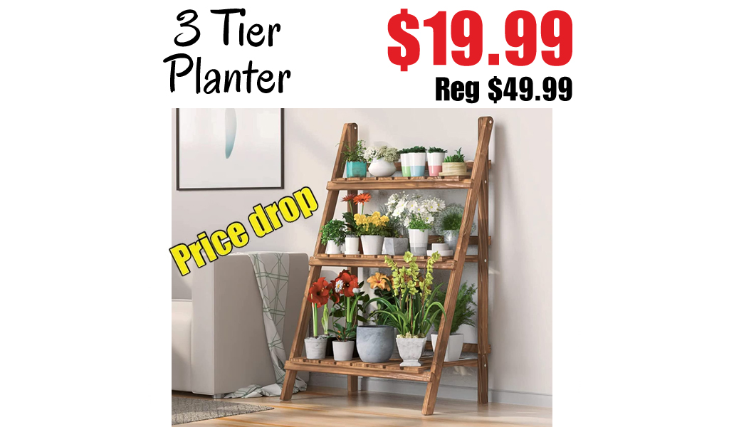 3 Tier Planter Only $19.99 Shipped on Amazon (Regularly $49.99)