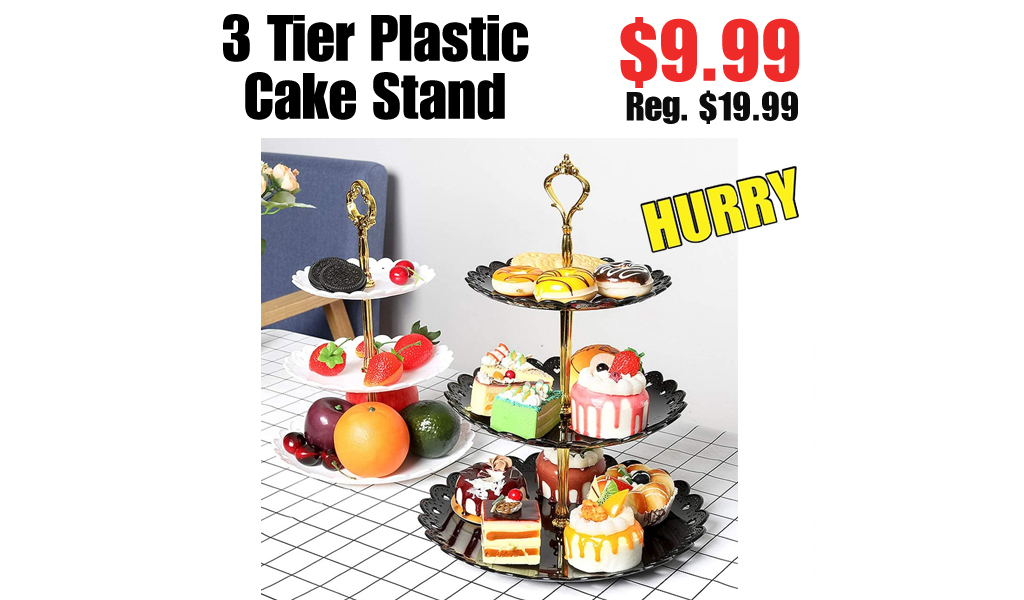 3 Tier Plastic Cake Stand Only $9.99 Shipped on Amazon (Regularly $19.99)