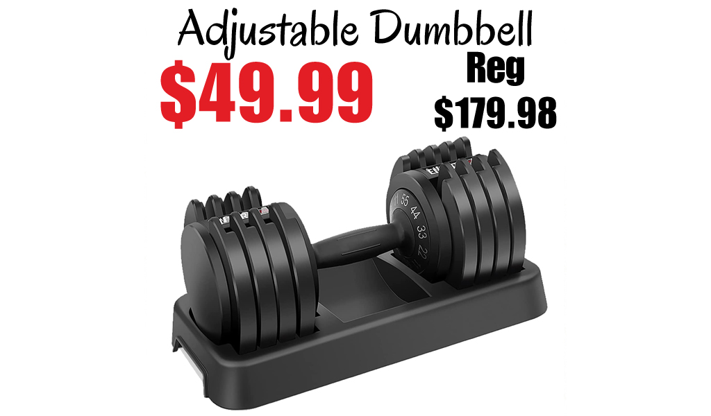 Adjustable Dumbbell Only $49.99 Shipped on Amazon (Regularly $179.98)