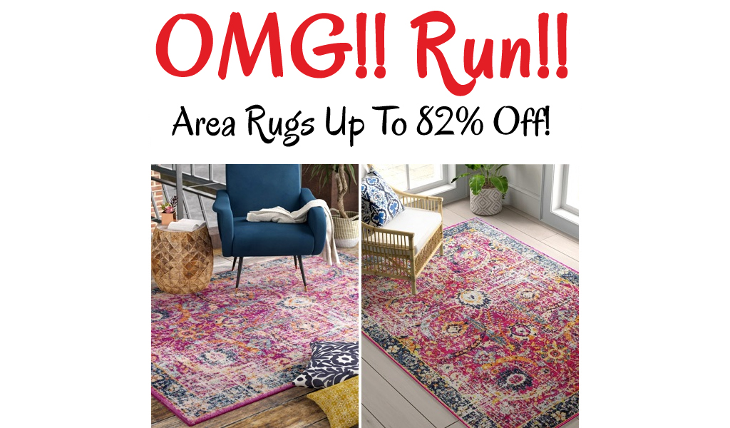 Area Rugs Up To 82% Off on Wayfair - Big Sale