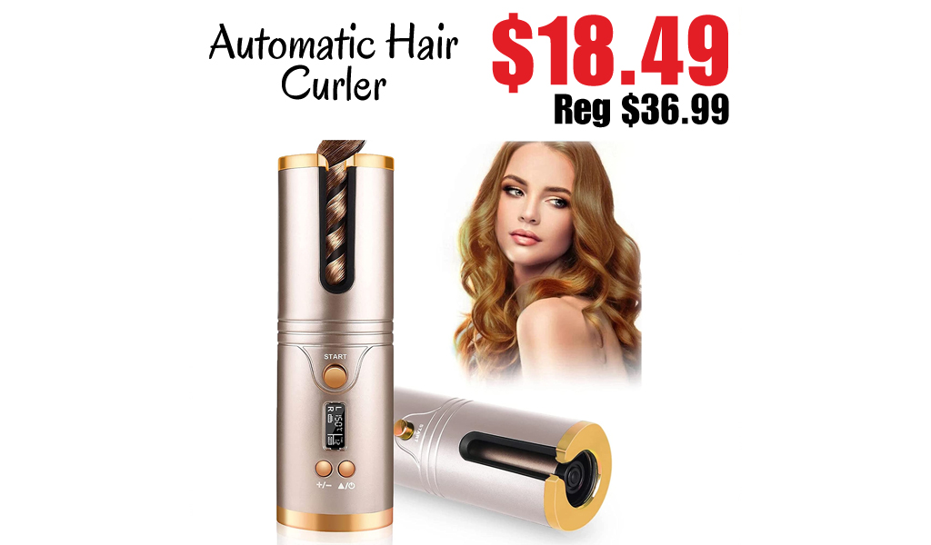 Automatic Hair Curler Only $18.49 Shipped on Amazon (Regularly $36.99)