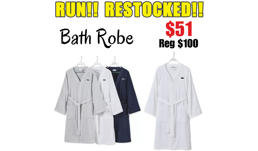 Bath Robe Only $51 on Macys.com (Regularly $100)