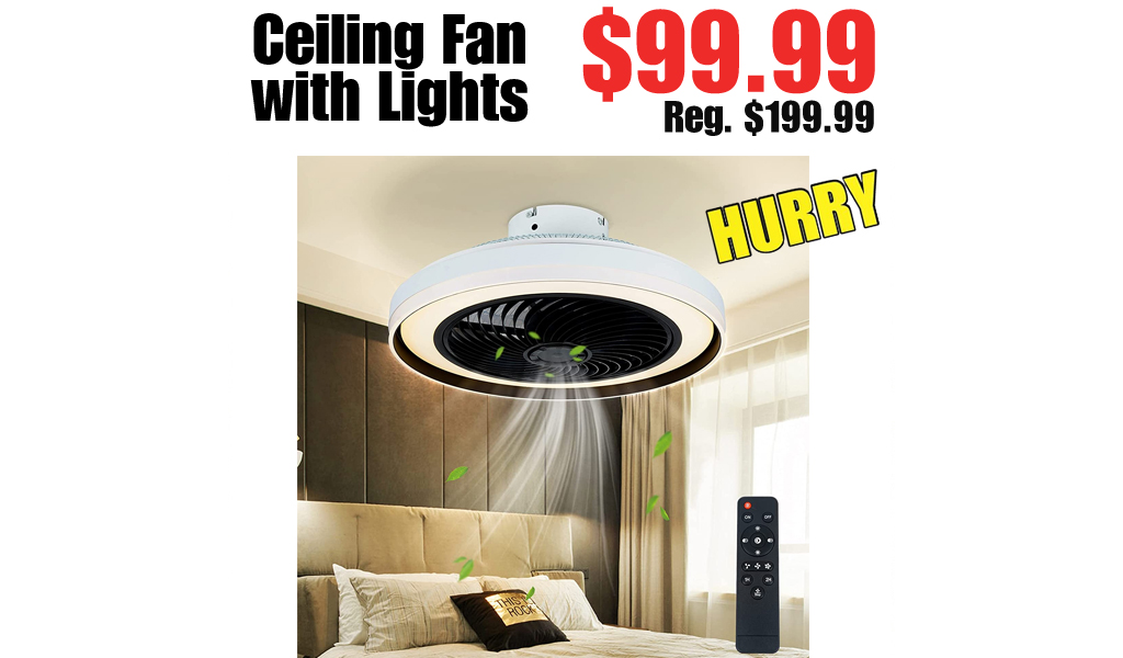 Ceiling Fan with Lights Only $99.99 Shipped on Amazon (Regularly $199.99)