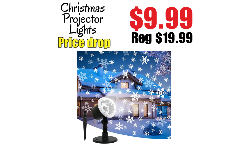 Christmas Projector Lights Only $9.99 Shipped on Amazon (Regularly $19.99)