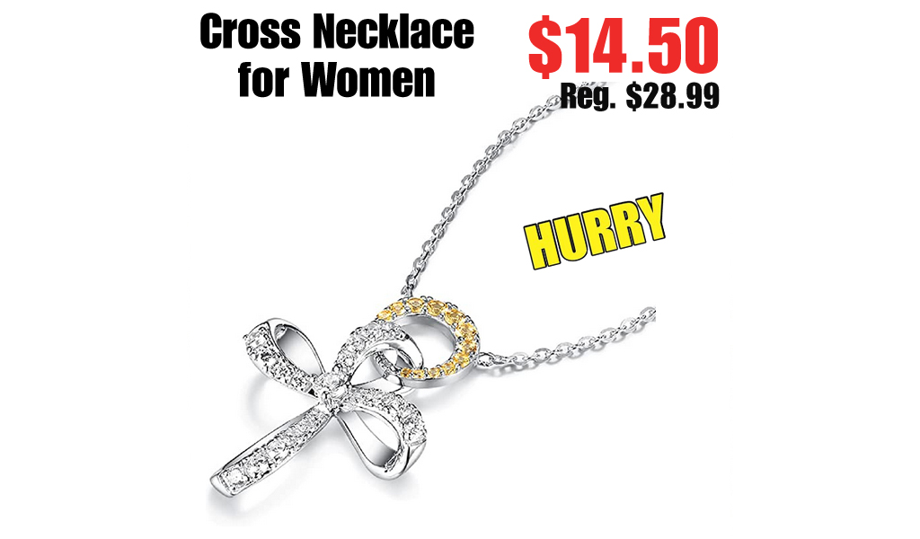 Cross Necklace for Women Only $14.5 Shipped on Amazon (Regularly $28.99)
