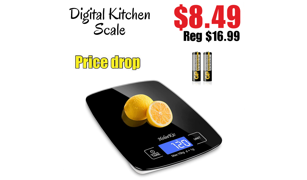 Digital Kitchen Scale Only $8.49 Shipped on Amazon (Regularly $16.99)