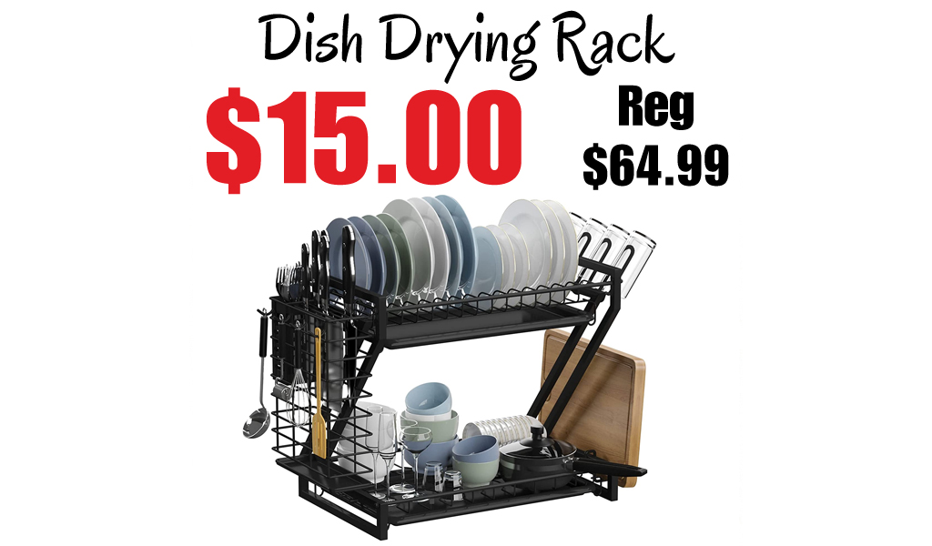 Dish Drying Rack Only $15.00 Shipped on Amazon (Regularly $64.99)