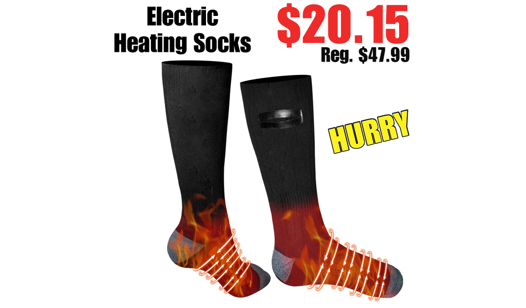 Electric Heating Socks Only $20.15 Shipped on Amazon (Regularly $47.99)
