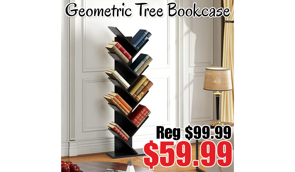 Geometric Tree Bookcase Only $59.99 Shipped on Walmart.com (Regularly $99.99)