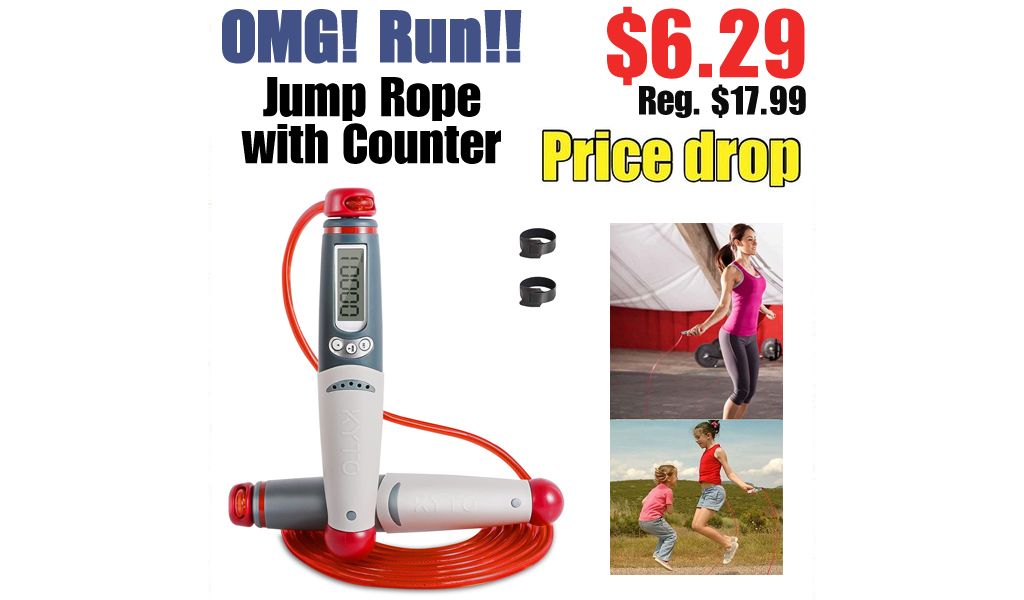 Jump Rope with Counter Only $6.29 Shipped on Amazon (Regularly $17.99)