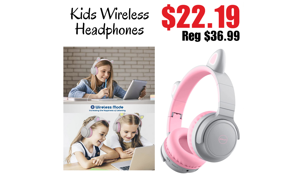 Kids Wireless Headphones Only $22.19 Shipped on Amazon (Regularly $36.99)