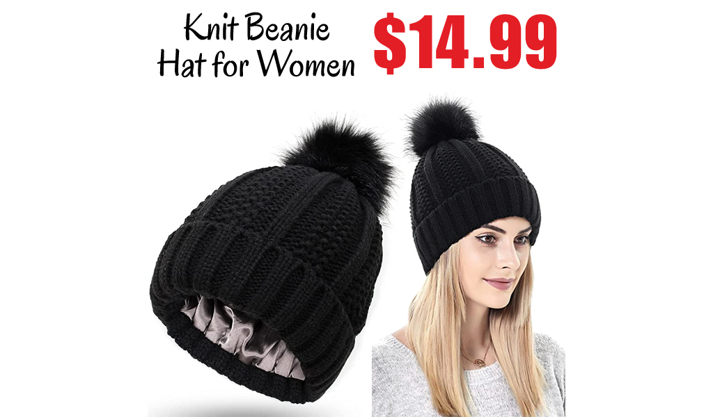 Knit Beanie Hat for Women Only $14.99 Shipped on Amazon