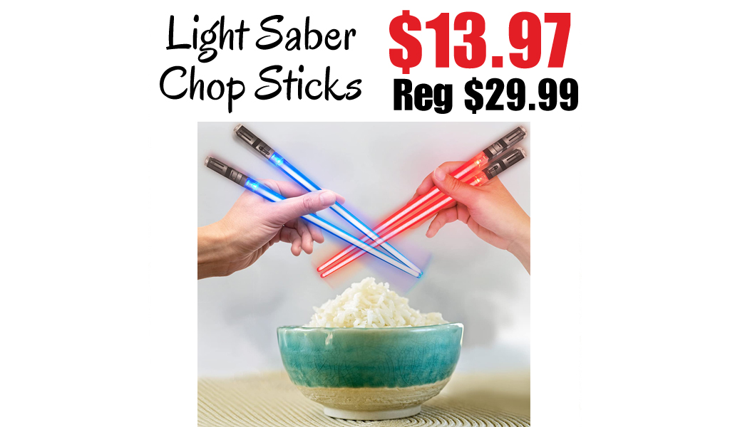 Light Saber Chop Sticks Only $13.97 Shipped on Amazon (Regularly $29.99)