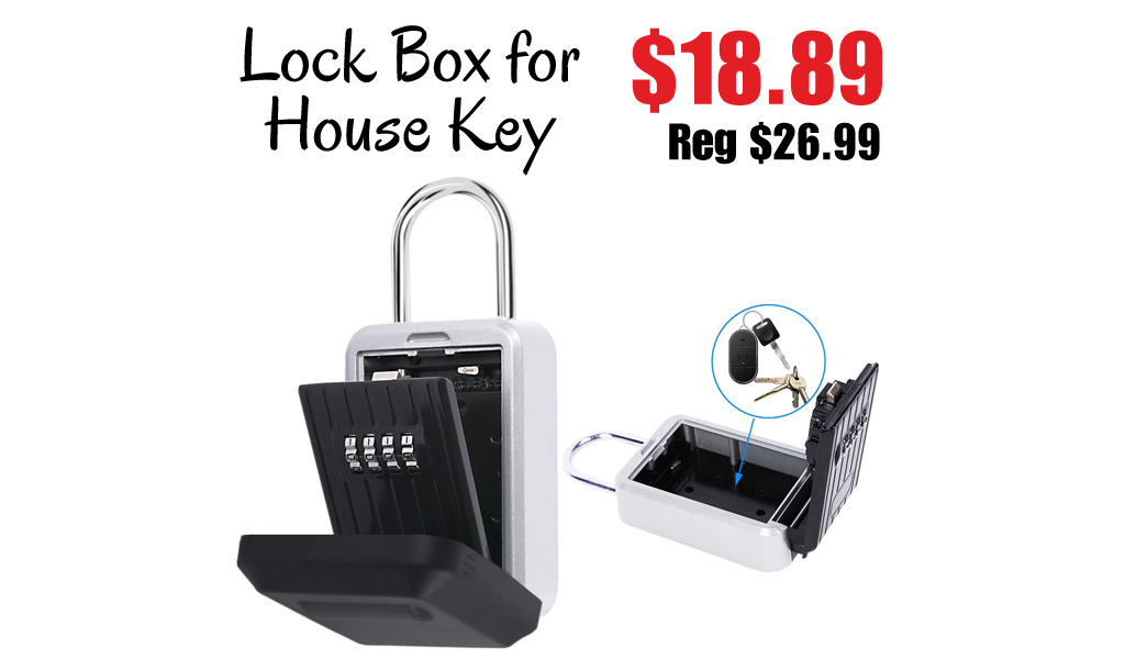 Lock Box for House Key Only $18.89 Shipped on Amazon (Regularly $26.99)