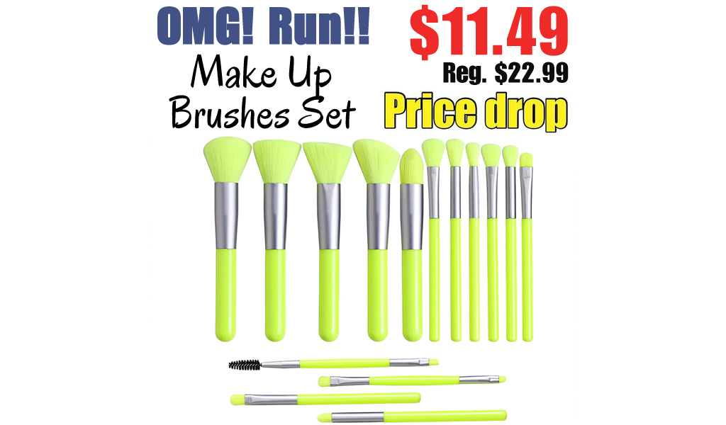Make Up Brushes Set Only $11.49 Shipped on Amazon (Regularly $22.99)