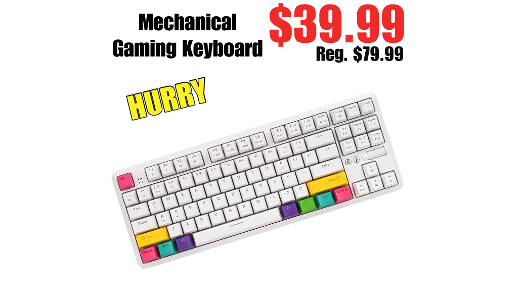Mechanical Gaming Keyboard Only $39.99 Shipped on Amazon (Regularly $79.99)