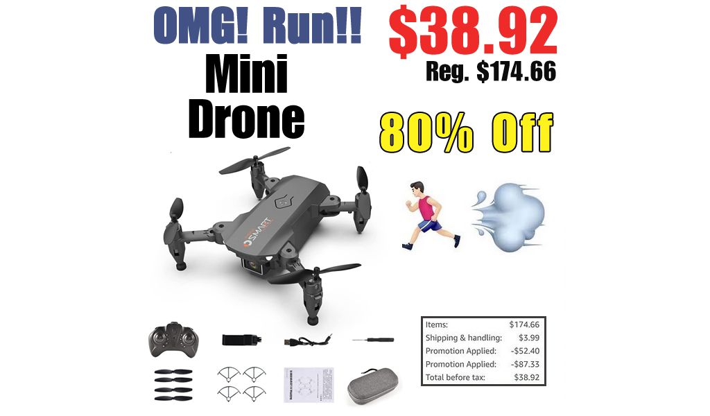 Mini Drone Only $38.92 Shipped on Amazon (Regularly $174.66)
