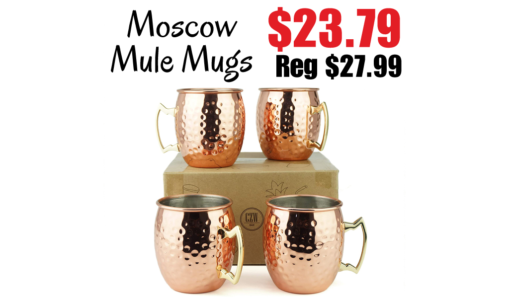 Moscow Mule Mugs Only $23.79 Shipped on Amazon (Regularly $27.99)
