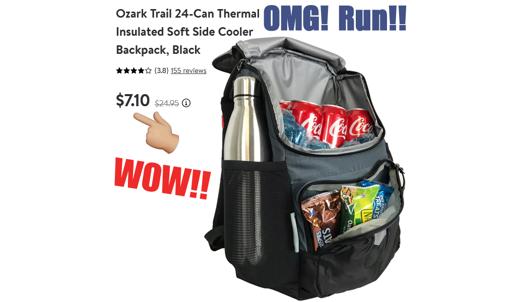 Ozark Trail Insulated Cooler Backpacks Only $7 on Walmart.com (Regularly $25)