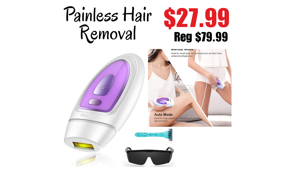 Painless Hair Removal Only $27.99 Shipped on Amazon (Regularly $79.99)