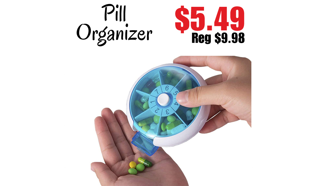 Pill Organizer Only $5.49 Shipped on Amazon (Regularly $9.98)