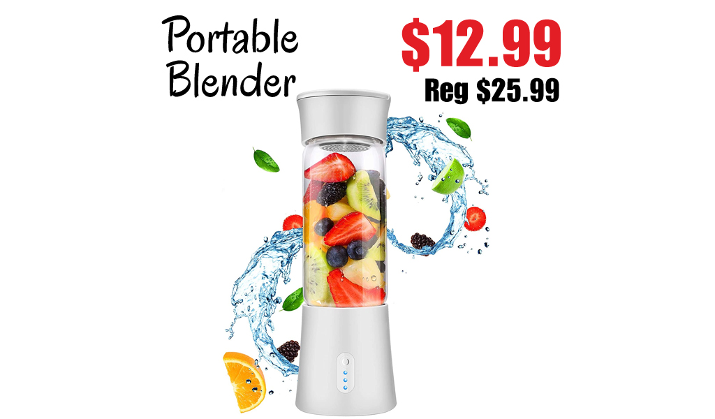 Portable Blender Only $12.99 Shipped on Amazon (Regularly $25.99)