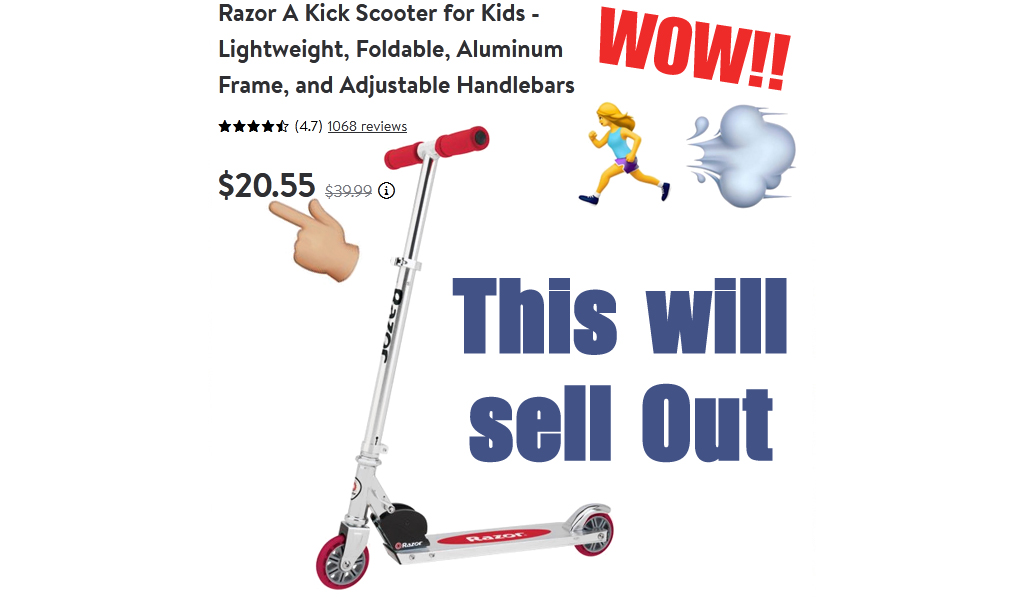 Razor Kick Scooter Just $20.55 on Walmart.com (Regularly $40)