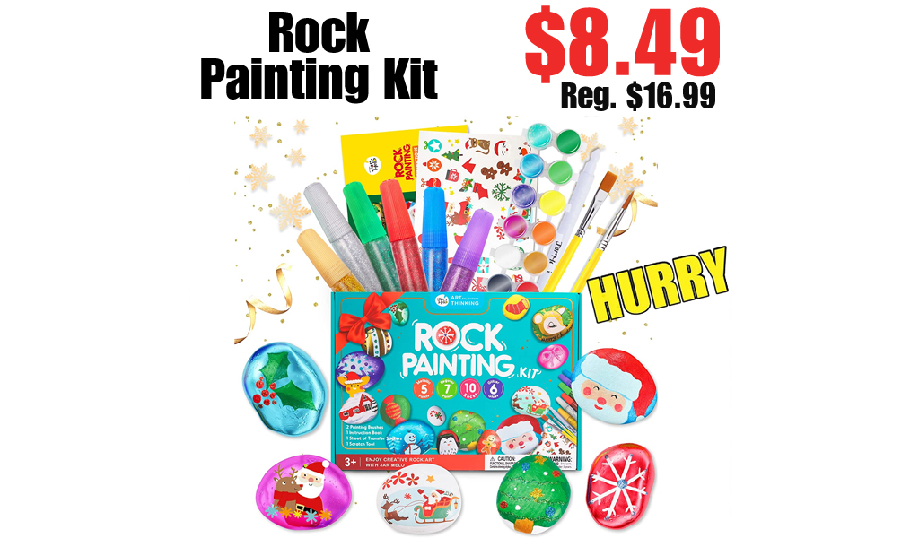Rock Painting Kit Only $8.49 Shipped on Amazon (Regularly $16.99)
