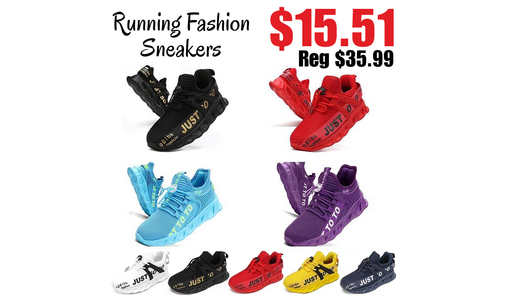 Running Fashion Sneakers Only $15.51 Shipped on Amazon (Regularly $35.99)
