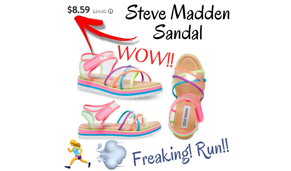 Steve Madden Sandal Just $8.59 on Walmart.com (Regularly $34.95)