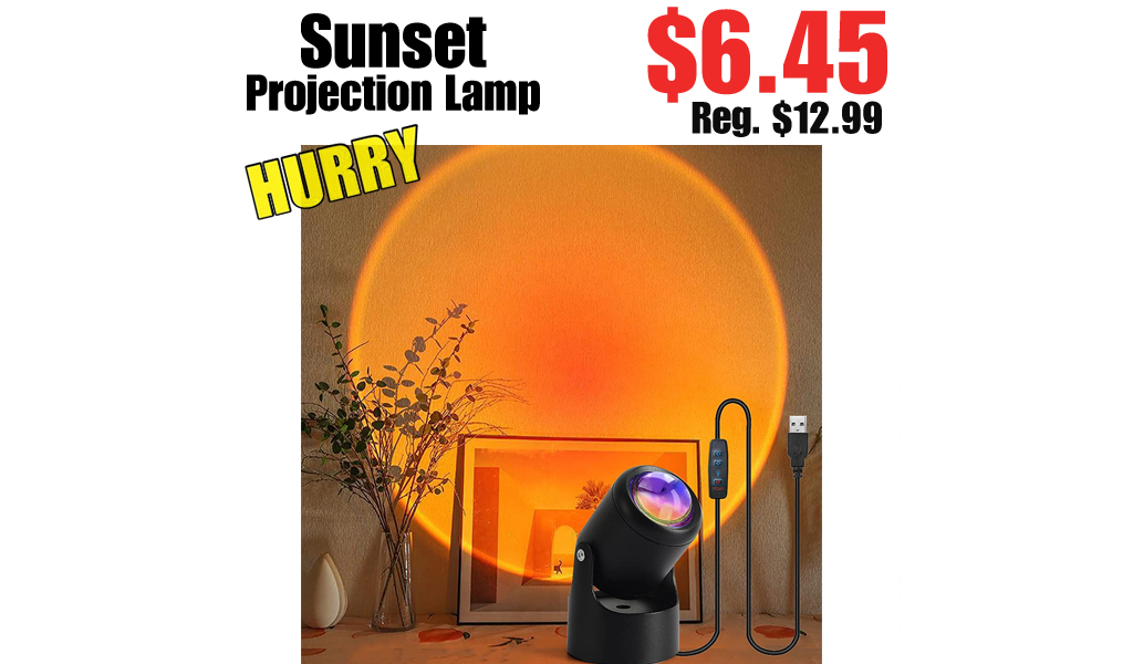 Sunset Projection Lamp Only $6.45 Shipped on Amazon (Regularly $12.99)