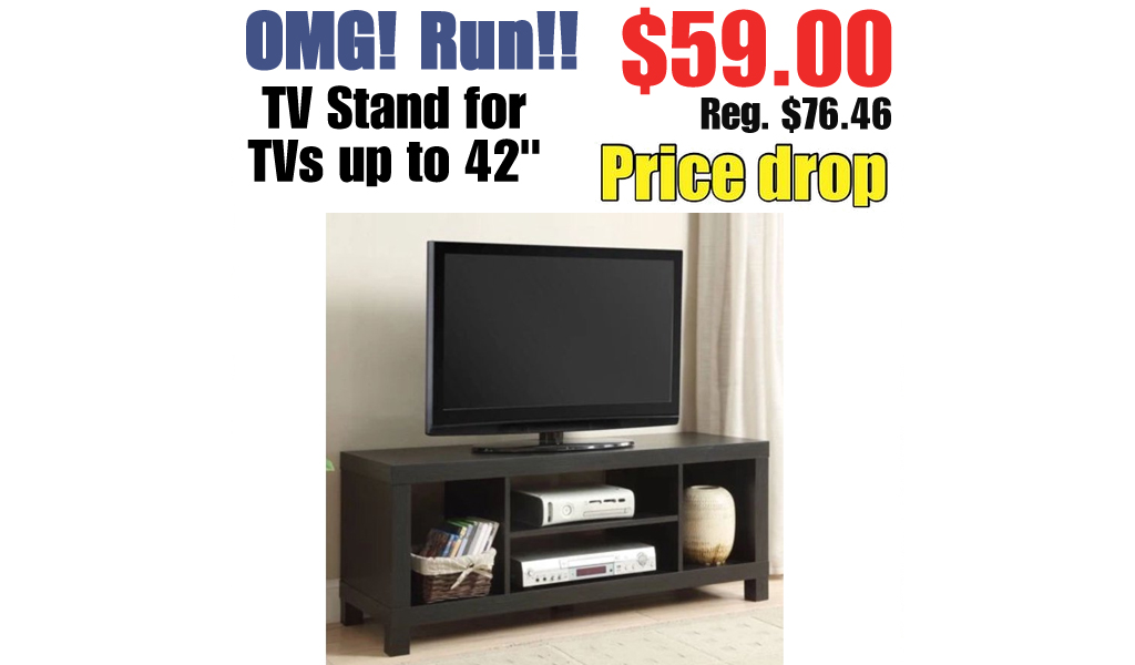 TV Stand for TVs up to 42" Just $59.00 on Walmart.com (Regularly $76.46)