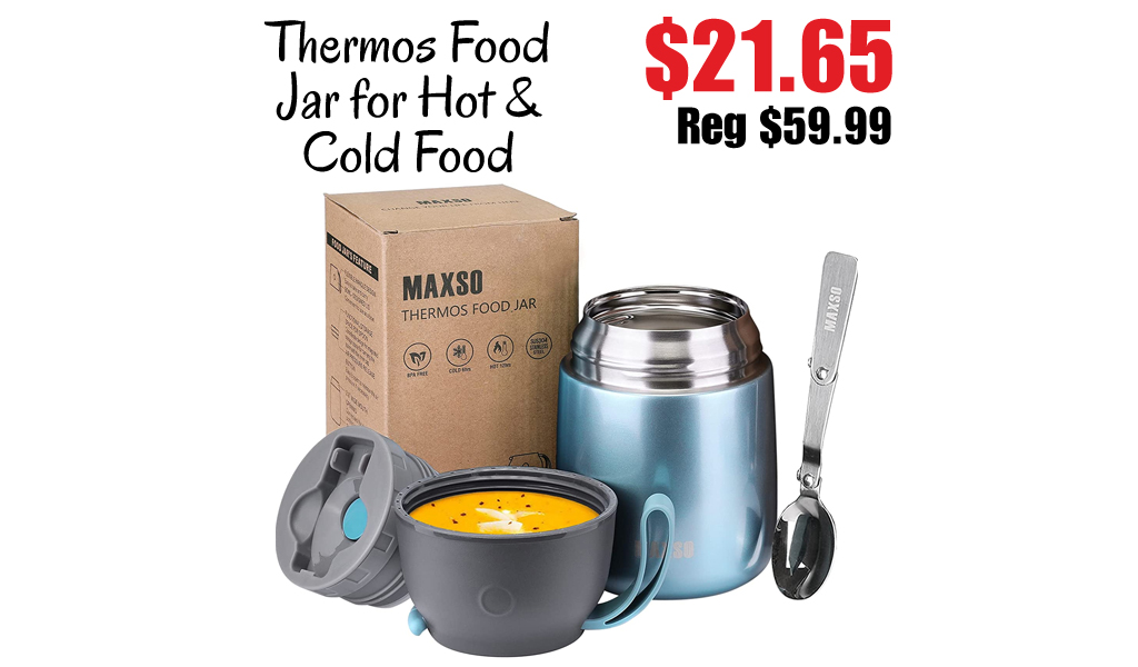 Thermos Food Jar for Hot & Cold Food Only $21.65 Shipped on Amazon (Regularly $59.99)