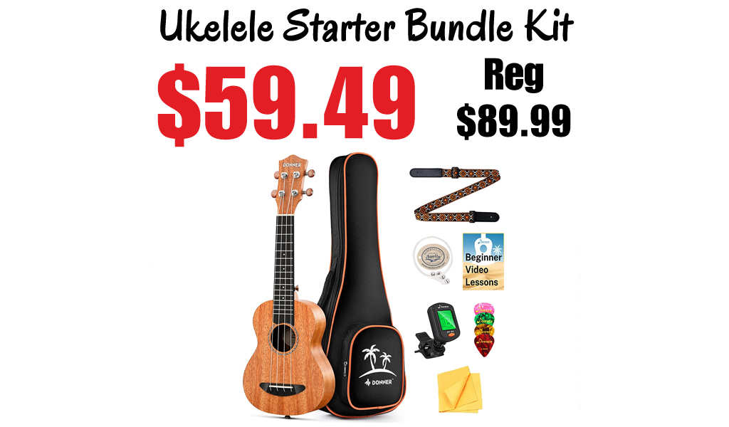 Ukelele Starter Bundle Kit Only $59.49 Shipped on Amazon (Regularly $89.99)