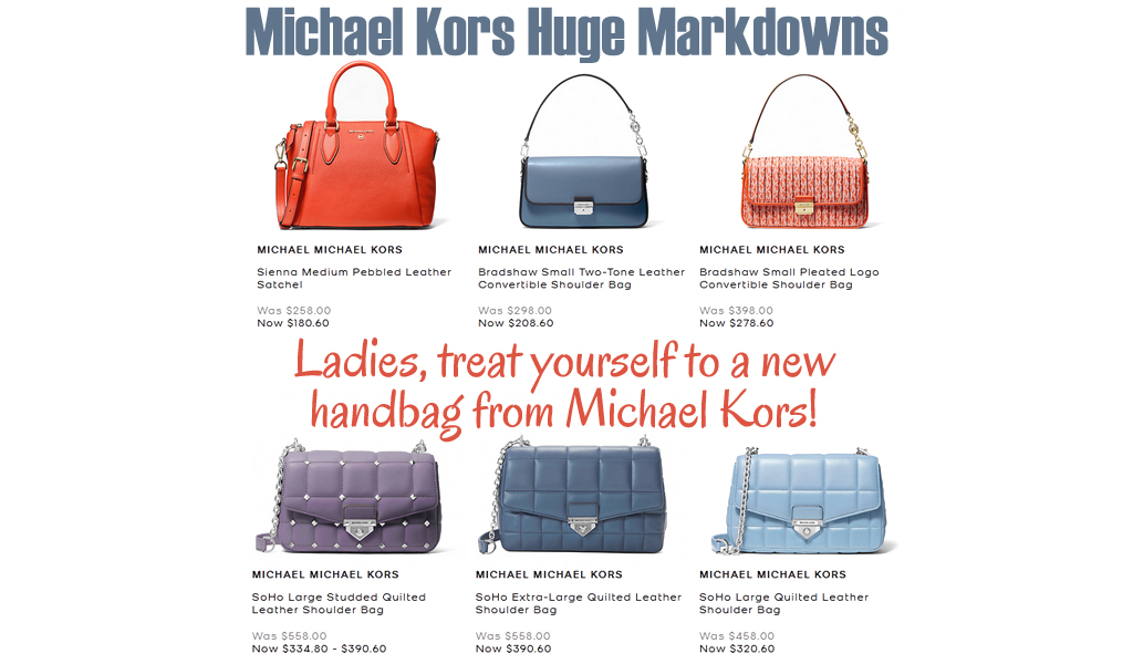 Up to 60% Off Michael Kors Sales
