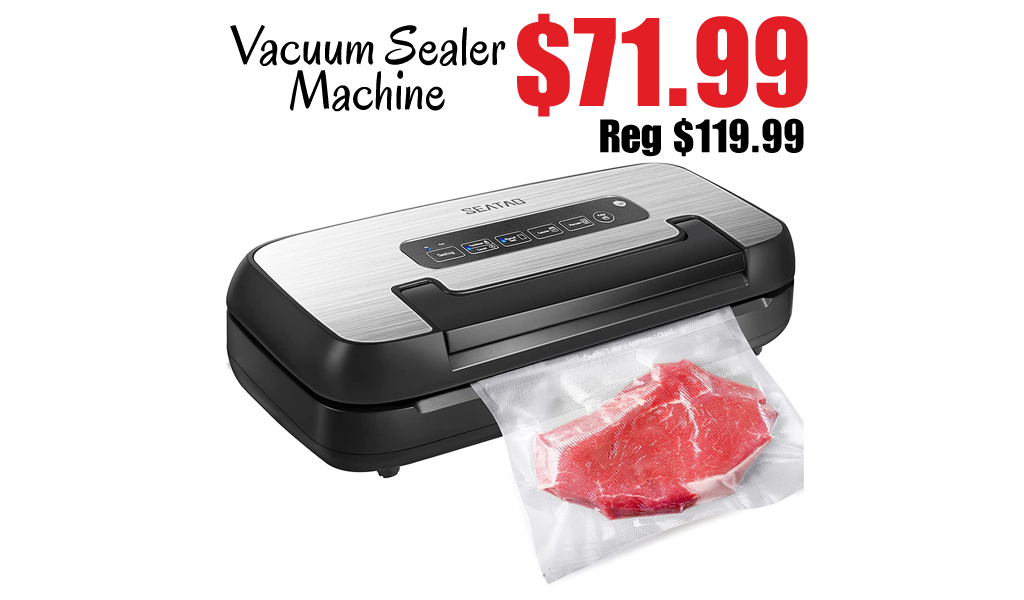 Vacuum Sealer Machine Only $71.99 Shipped on Amazon (Regularly $119.99)