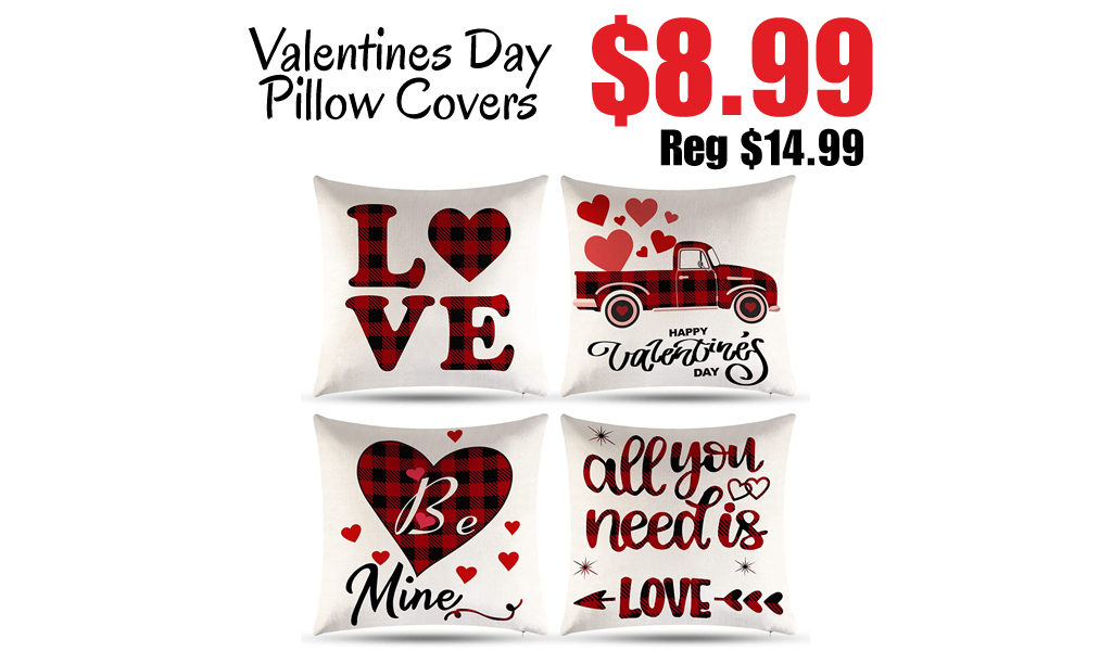 Valentines Day Pillow Covers Only $8.99 Shipped on Amazon (Regularly $14.99)