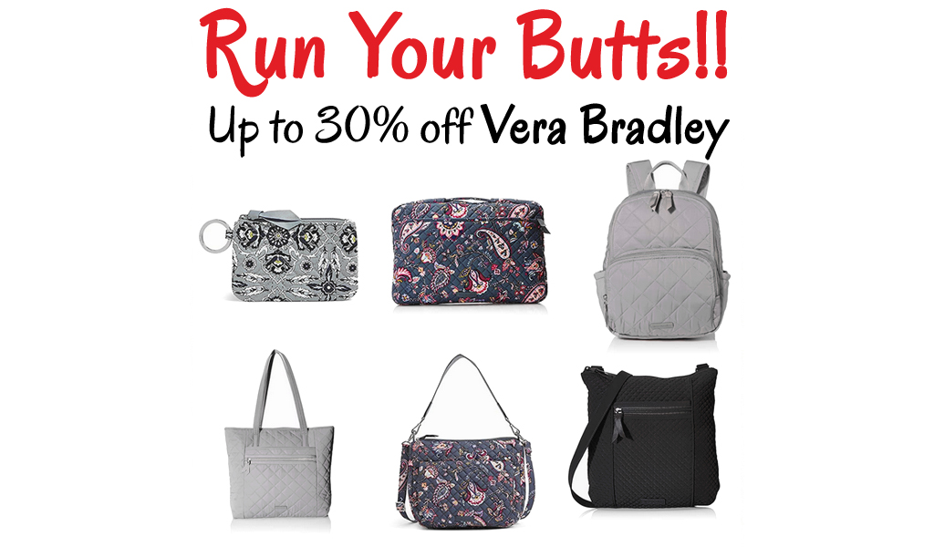 Vera Bradley Bags from $30.56 Shipped on Amazon (Regularly $90)