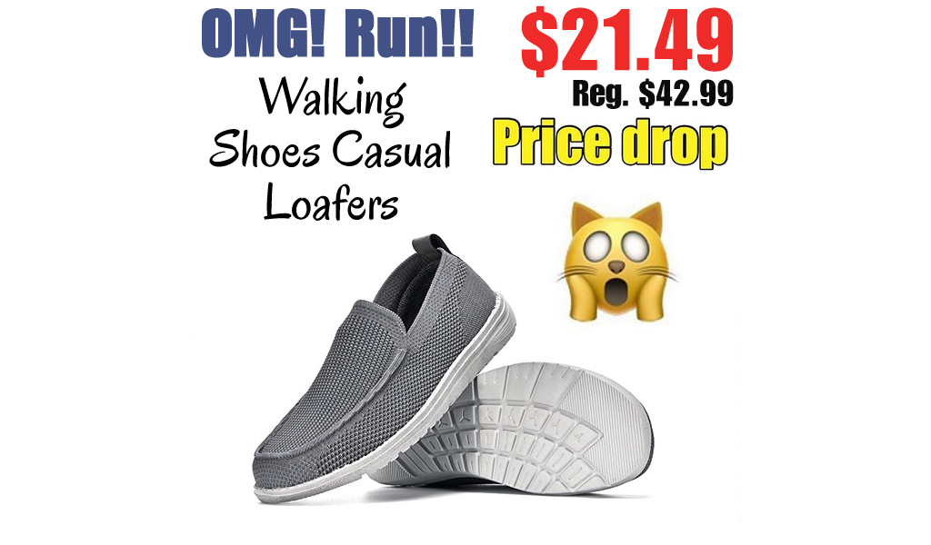 Walking Shoes Casual Loafers Only $21.49 Shipped on Amazon (Regularly $42.99)