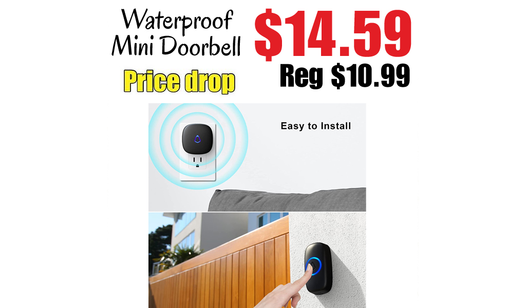 Waterproof Mini Doorbell Only $14.59 Shipped on Amazon (Regularly $25.99)